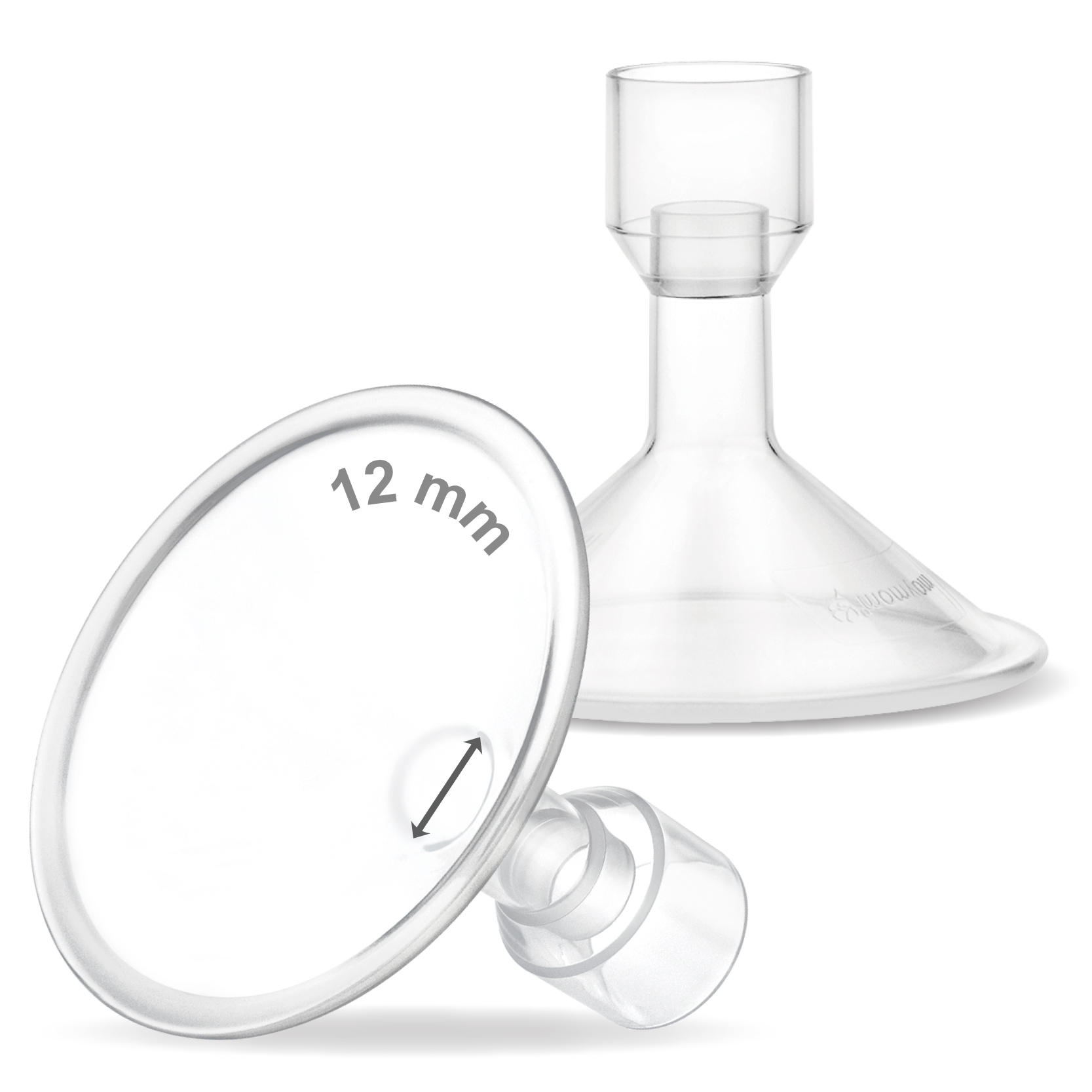 (image for) MyFit 12 mm Shield; Compatible with Medela Breast Pumps Having PersonalFit, Freestyle, Harmony, Maxi Connector; Connects; 2pc
